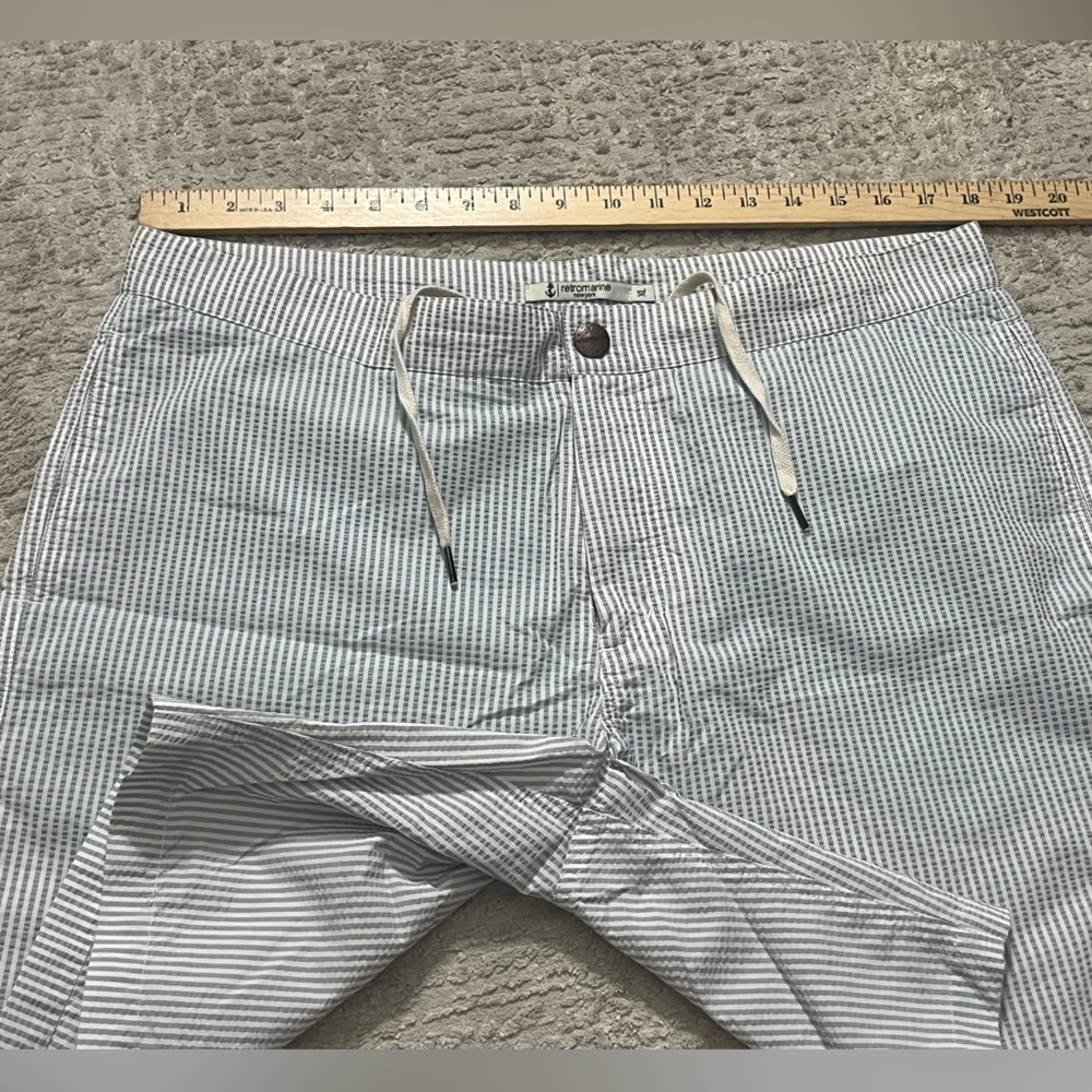 Retromarine Seersucker Swim Shorts - Picture 5 of 8